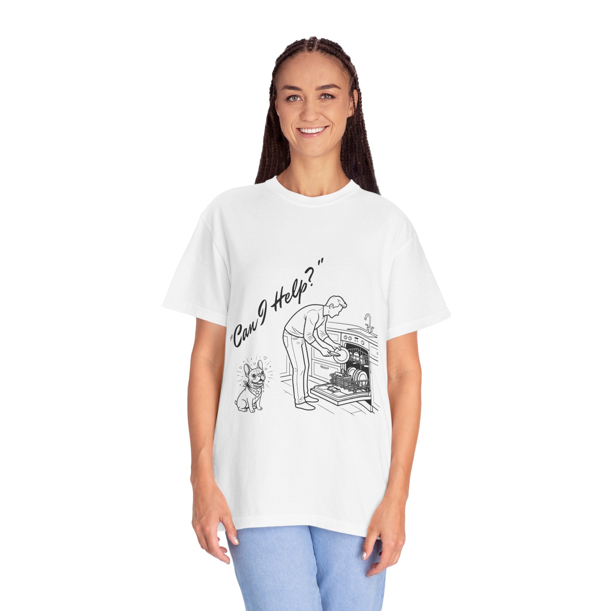 Can I Help?  Unisex Dog T-Shirt UK