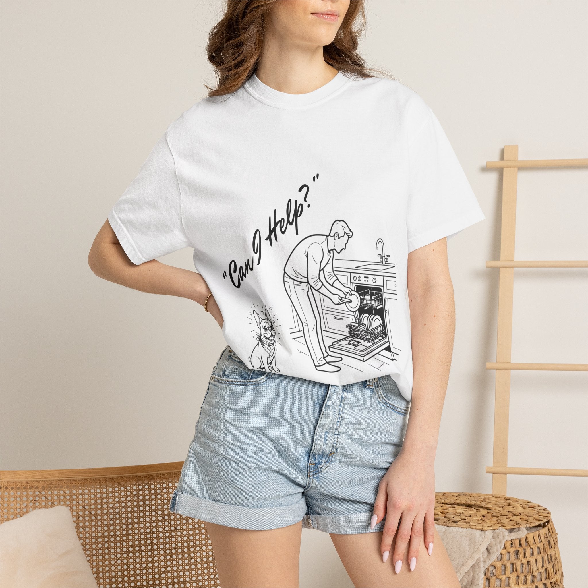 Can I Help?  Unisex Dog T-Shirt UK